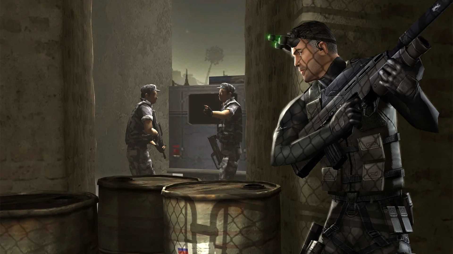 Promo ad for the release of Splinter Cell