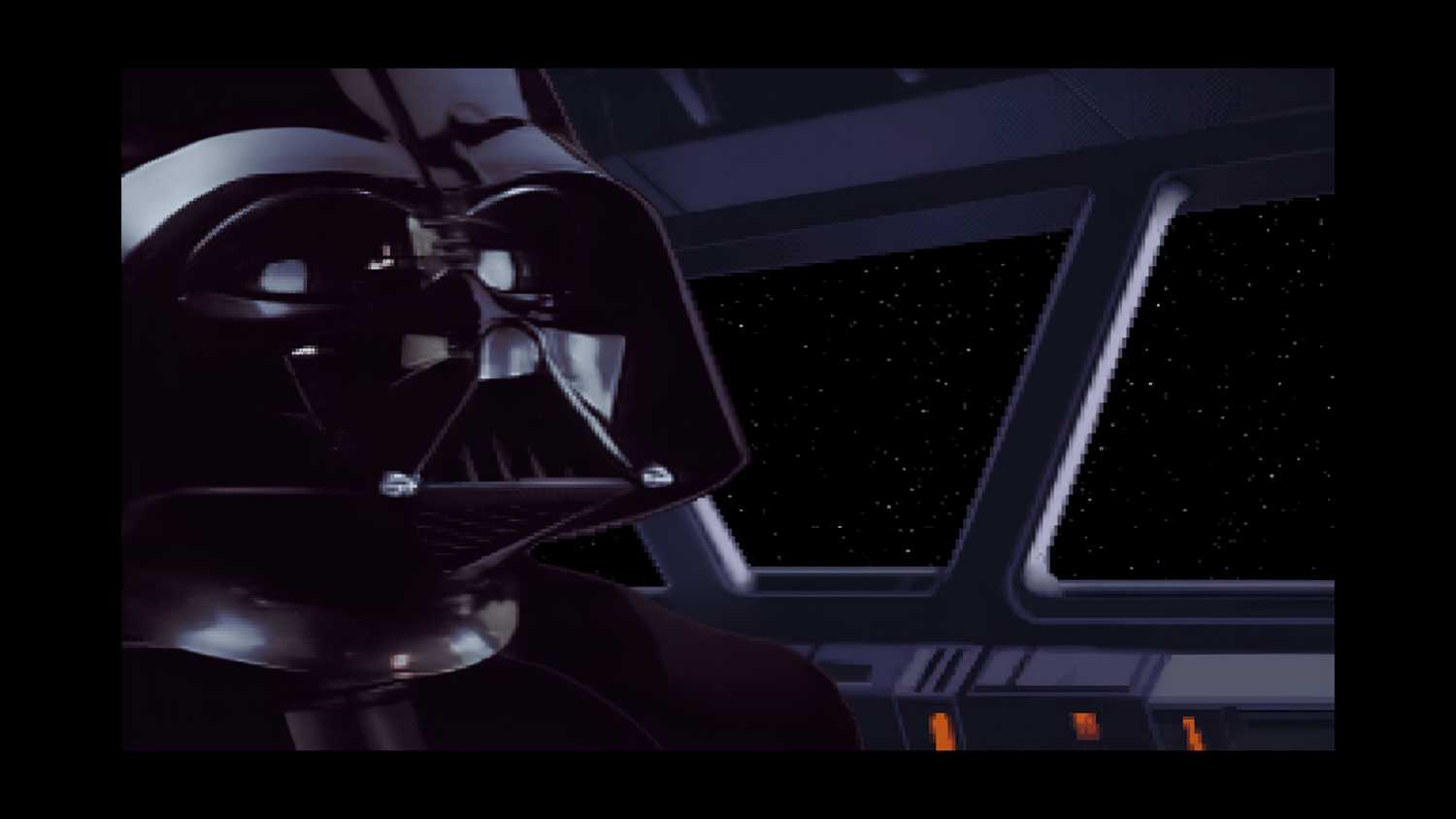 A screenshot from the remastered Star Wars: Tie Fighter + X-Wing bundle.