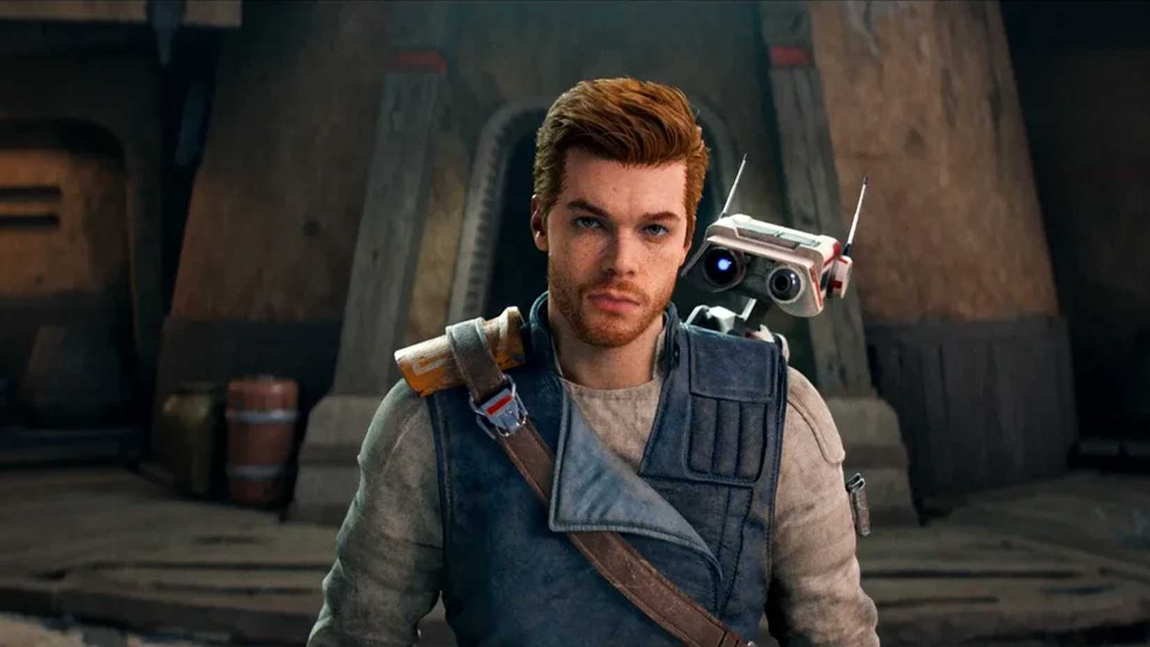A screenshot of gameplay from Star Wars Jedi Survivor
