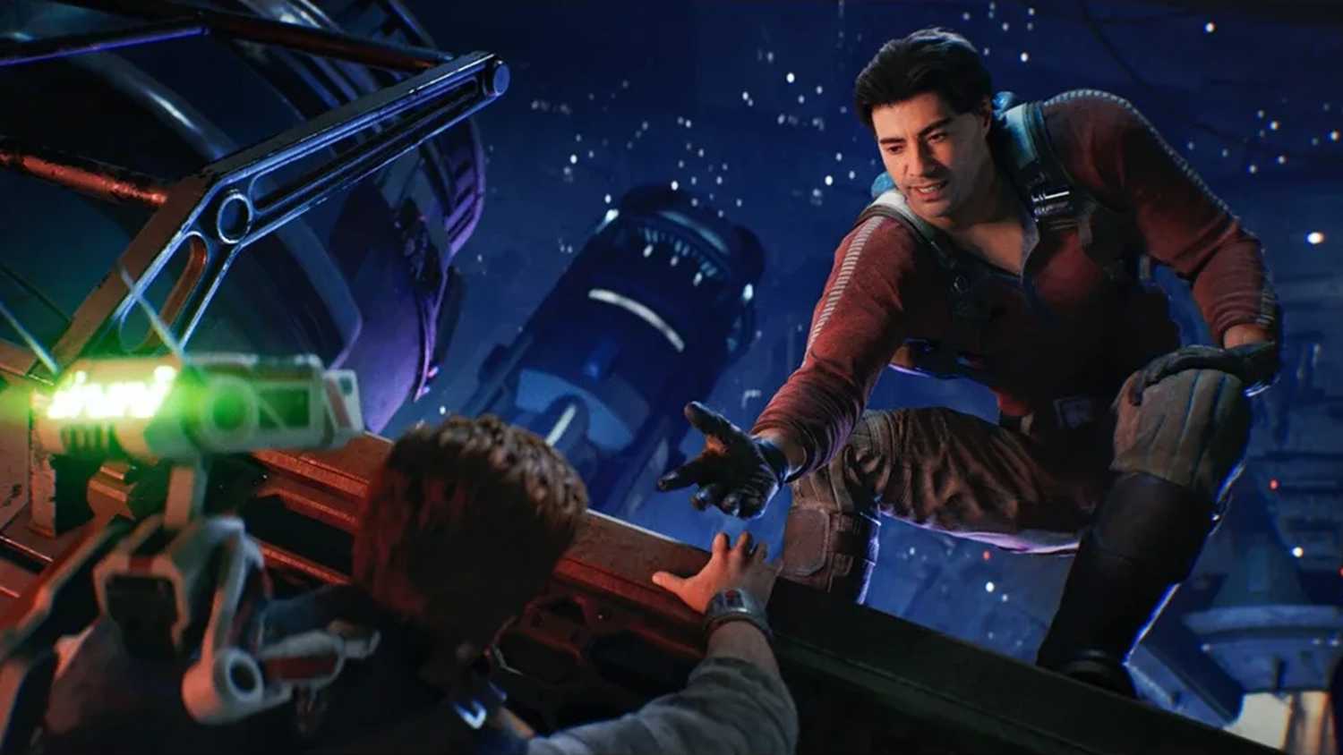A screenshot of gameplay from Star Wars Jedi Survivor