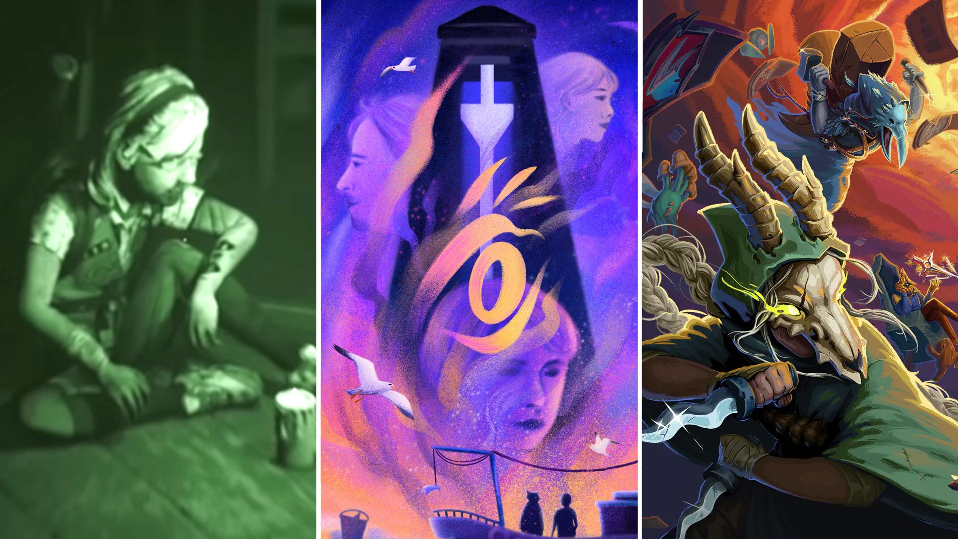 A combination of indie games on Steam