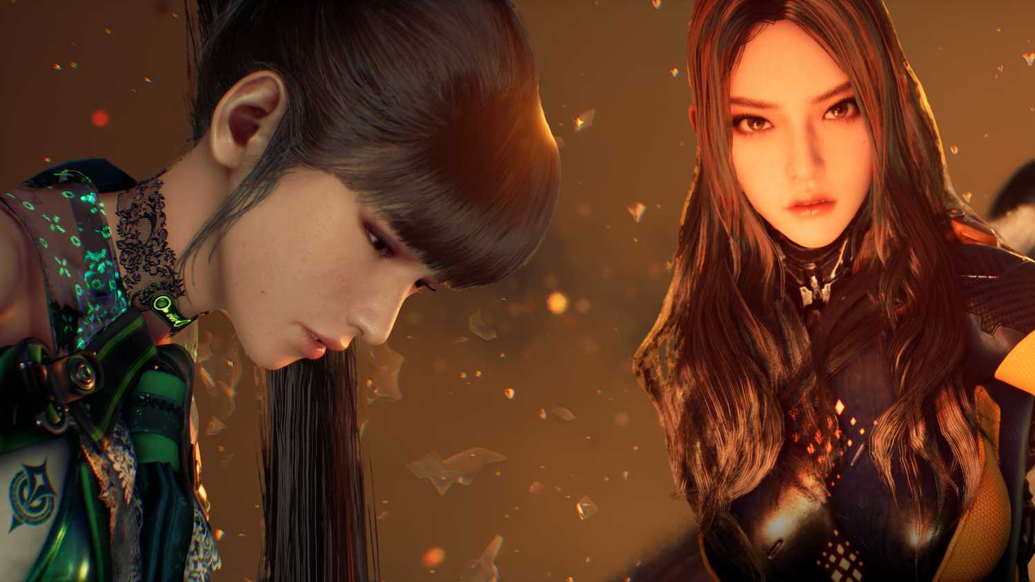 Eve and Tachy from Stellar Blade.