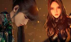 Eve and Tachy from Stellar Blade.