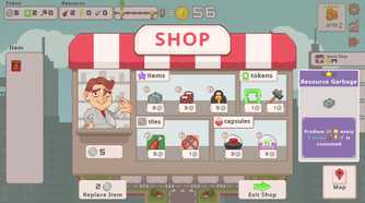 SuperTaxCity shop screen, featuring new items to buy