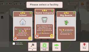 SuperTaxCity the three roguelike choices
