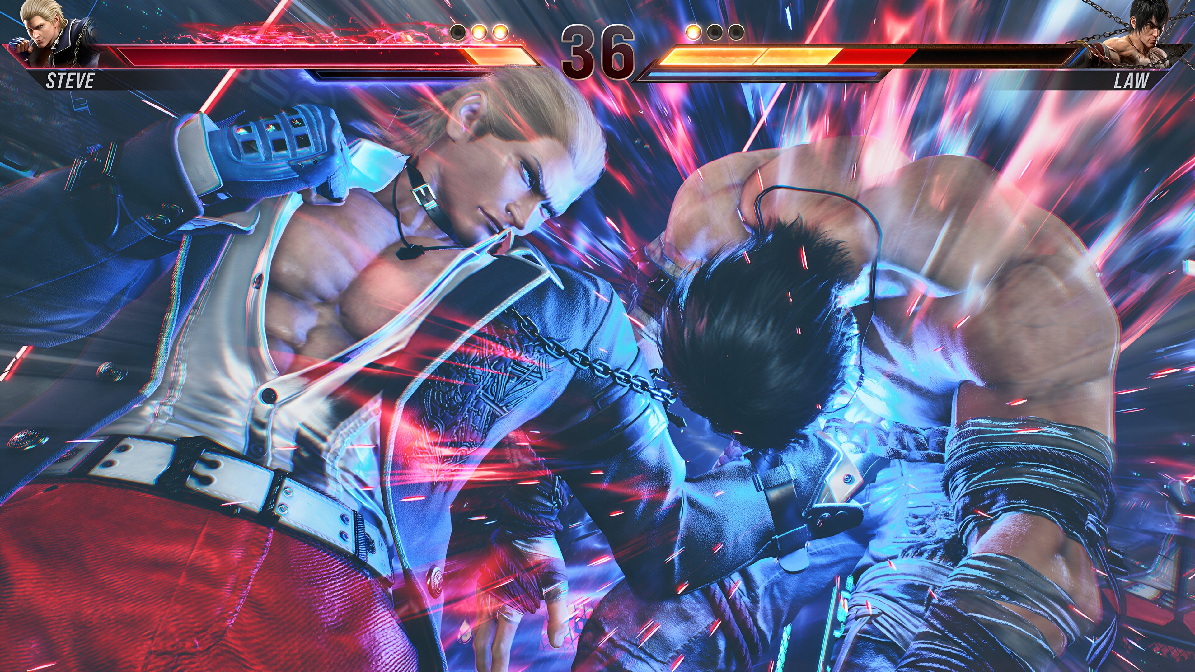 Steve vs Law in Tekken 8.