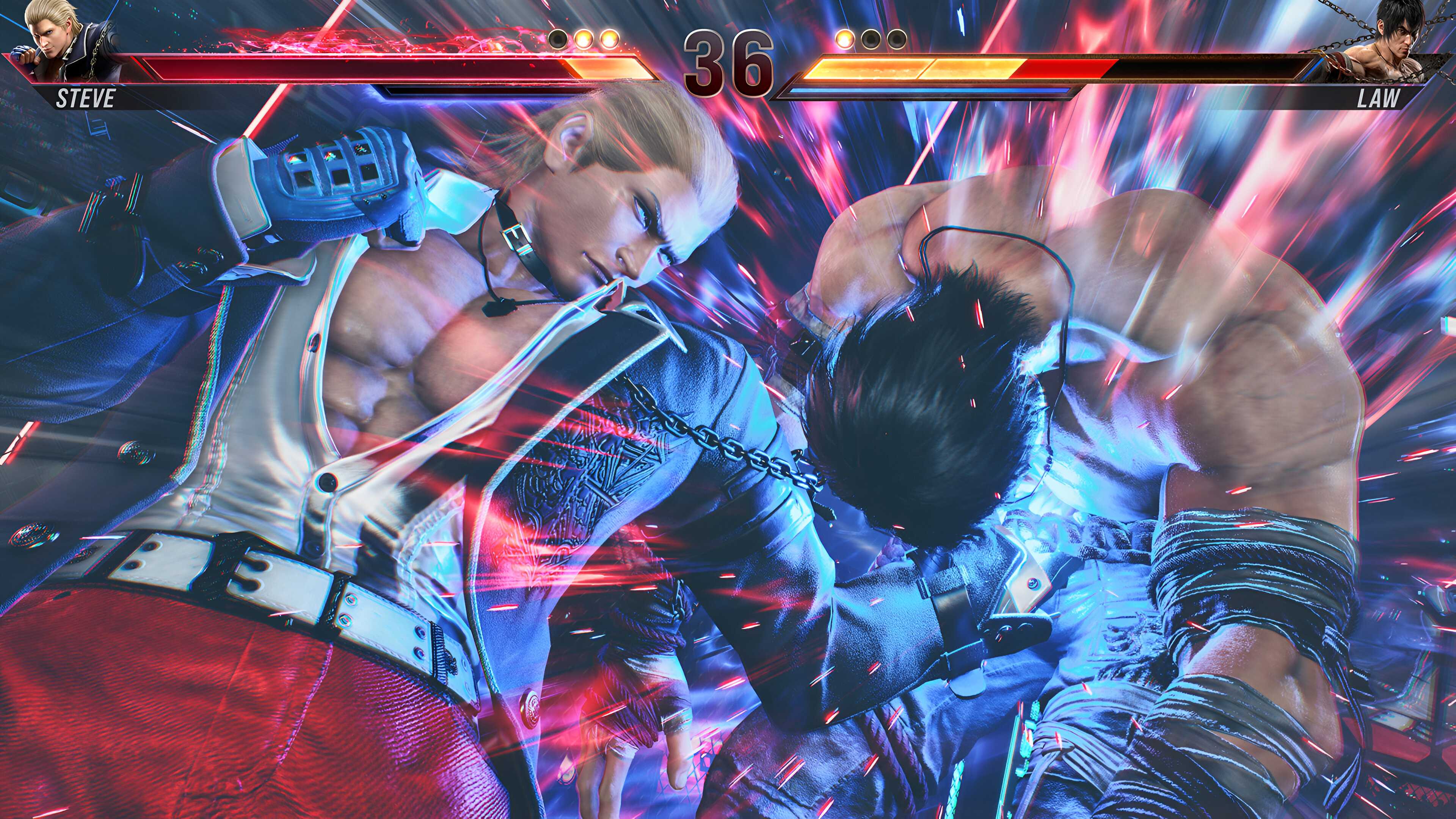 Steve vs Law in Tekken 8.