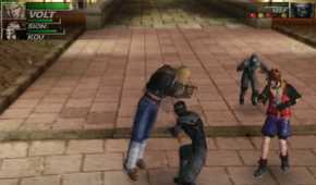 A screenshot of gameplay from The Bouncer