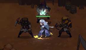 A screenshot of gameplay from The White Raven