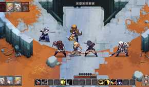 A screenshot of gameplay from The White Raven