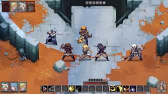 A screenshot of gameplay from The White Raven