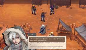 A screenshot of gameplay from The White Raven