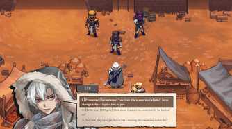 A screenshot of gameplay from The White Raven