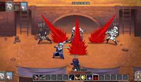 A screenshot of gameplay from The White Raven