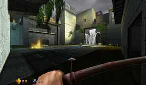 A screenshot of gameplay from Turok 2: Seeds of Evil.