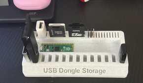 USB organizer with markings visible