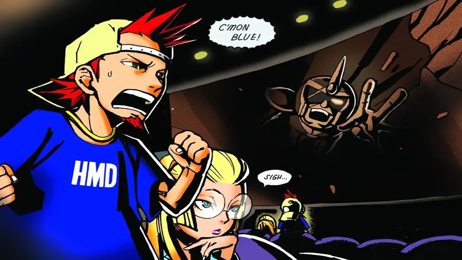 A screenshot of gameplay from Vewtiful Joe