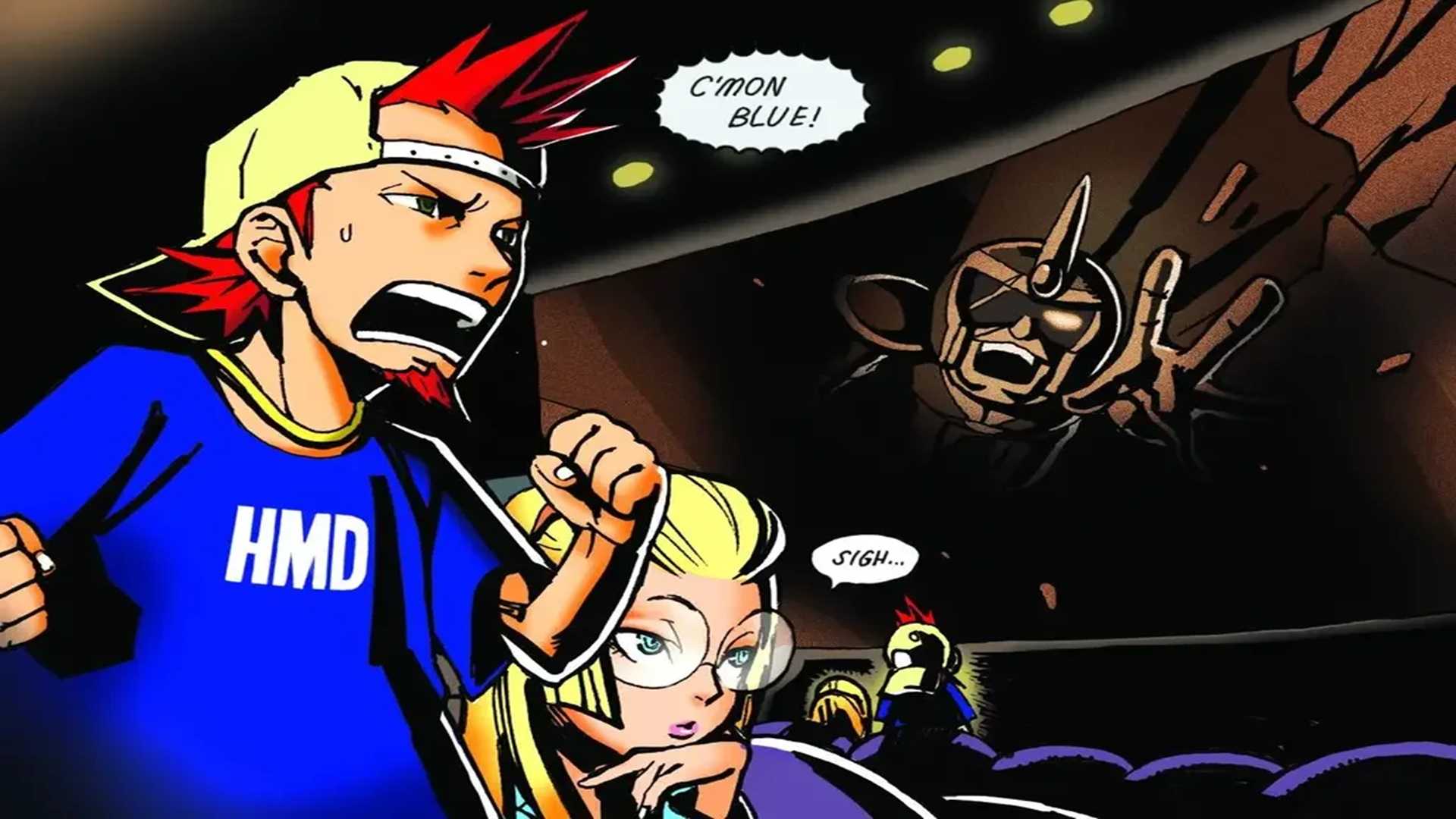 A screenshot of gameplay from Vewtiful Joe