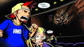 A screenshot of gameplay from Vewtiful Joe
