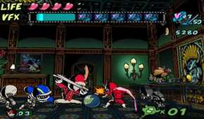 A screenshot of gameplay from Vewtiful Joe