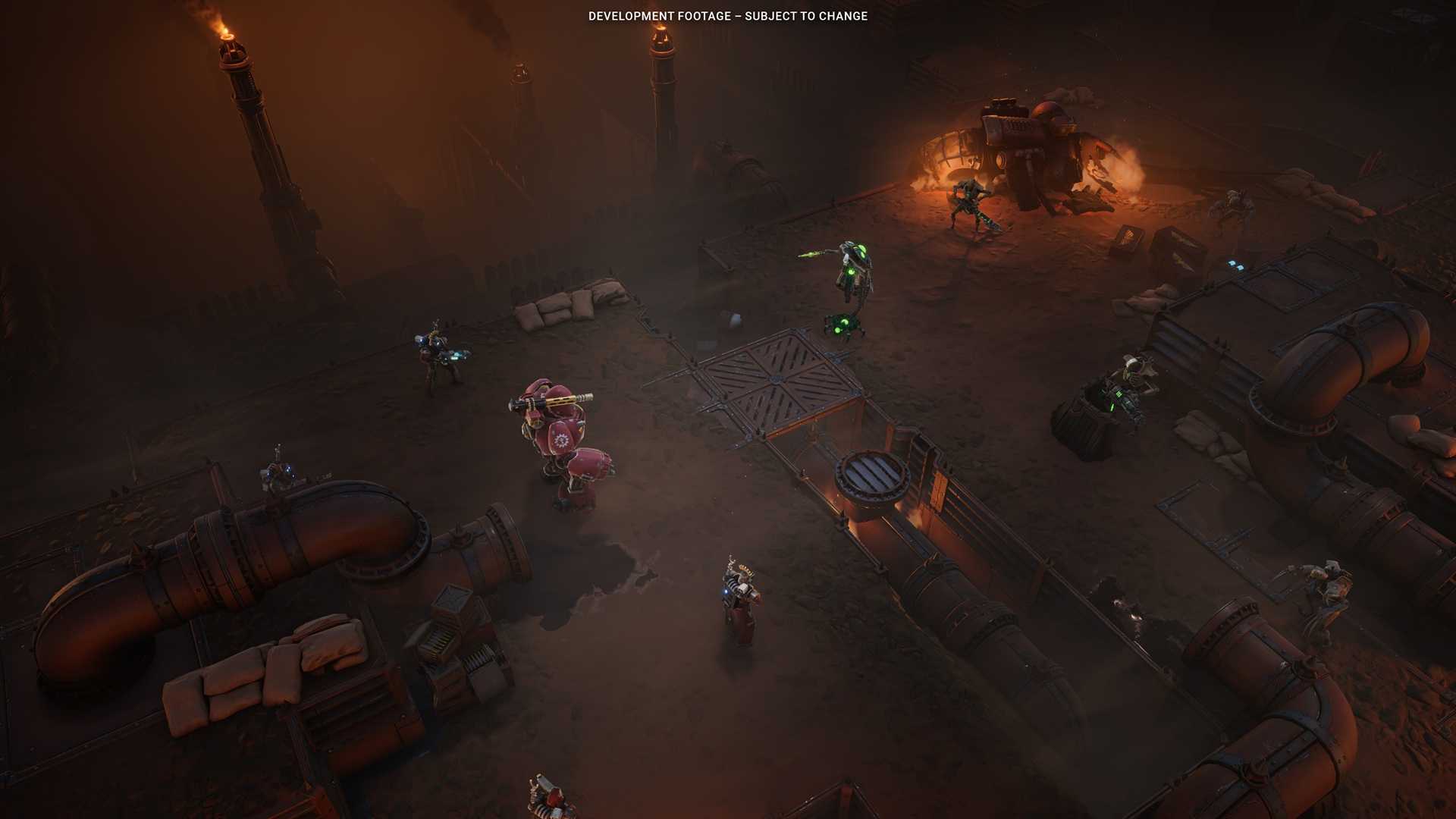 A screenshot of gameplay from Warhammer 40,000: Mechanicus 2