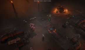 A screenshot of gameplay from Warhammer 40,000: Mechanicus 2