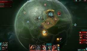 A screenshot of gameplay from Warhammer 40,000: Mechanicus 2