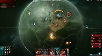 A screenshot of gameplay from Warhammer 40,000: Mechanicus 2