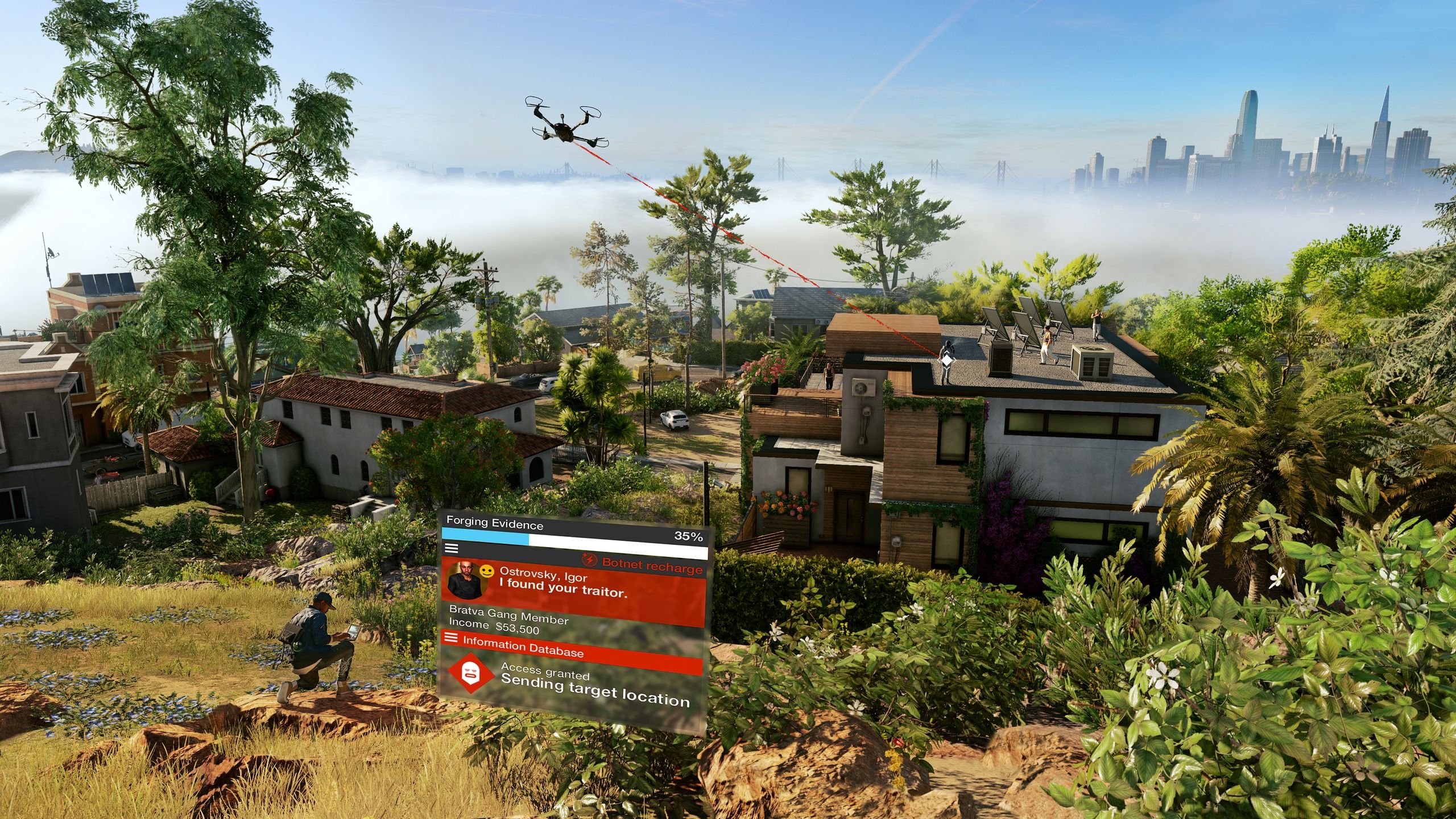 A screenshot from the game Watch Dogs 2.