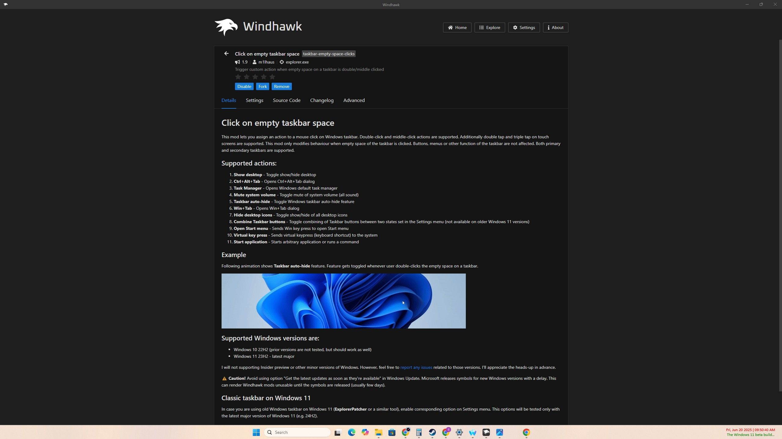 I tried these Windhawk mods, and now I can’t do without them