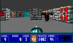 Killing Nazi's in Wolfenstein 3D