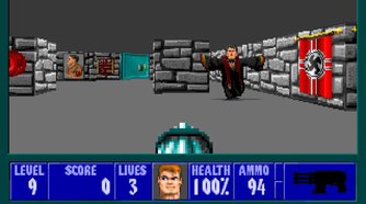 Killing Nazi's in Wolfenstein 3D