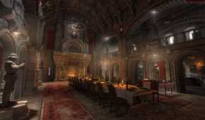 Screenshot from the game Wolfenstein: The Old Blood.