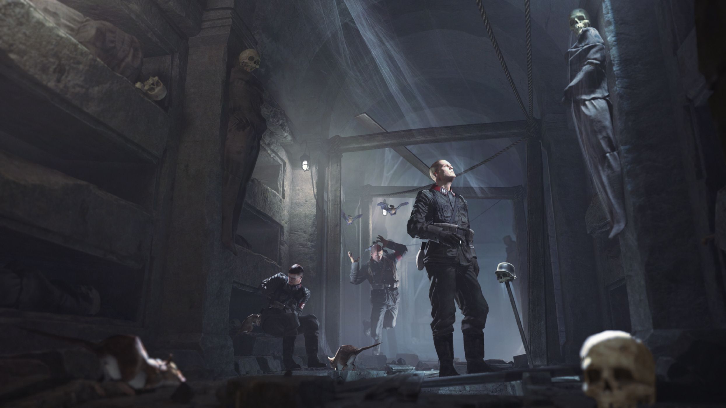 Screenshot from the game Wolfenstein: The Old Blood.