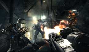 Shooting at Nazis in Wolfenstein: The Old Blood.