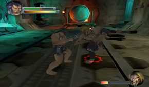 A screenshot of gameplay from X2: Wolverine's Revenge