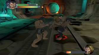 A screenshot of gameplay from X2: Wolverine's Revenge