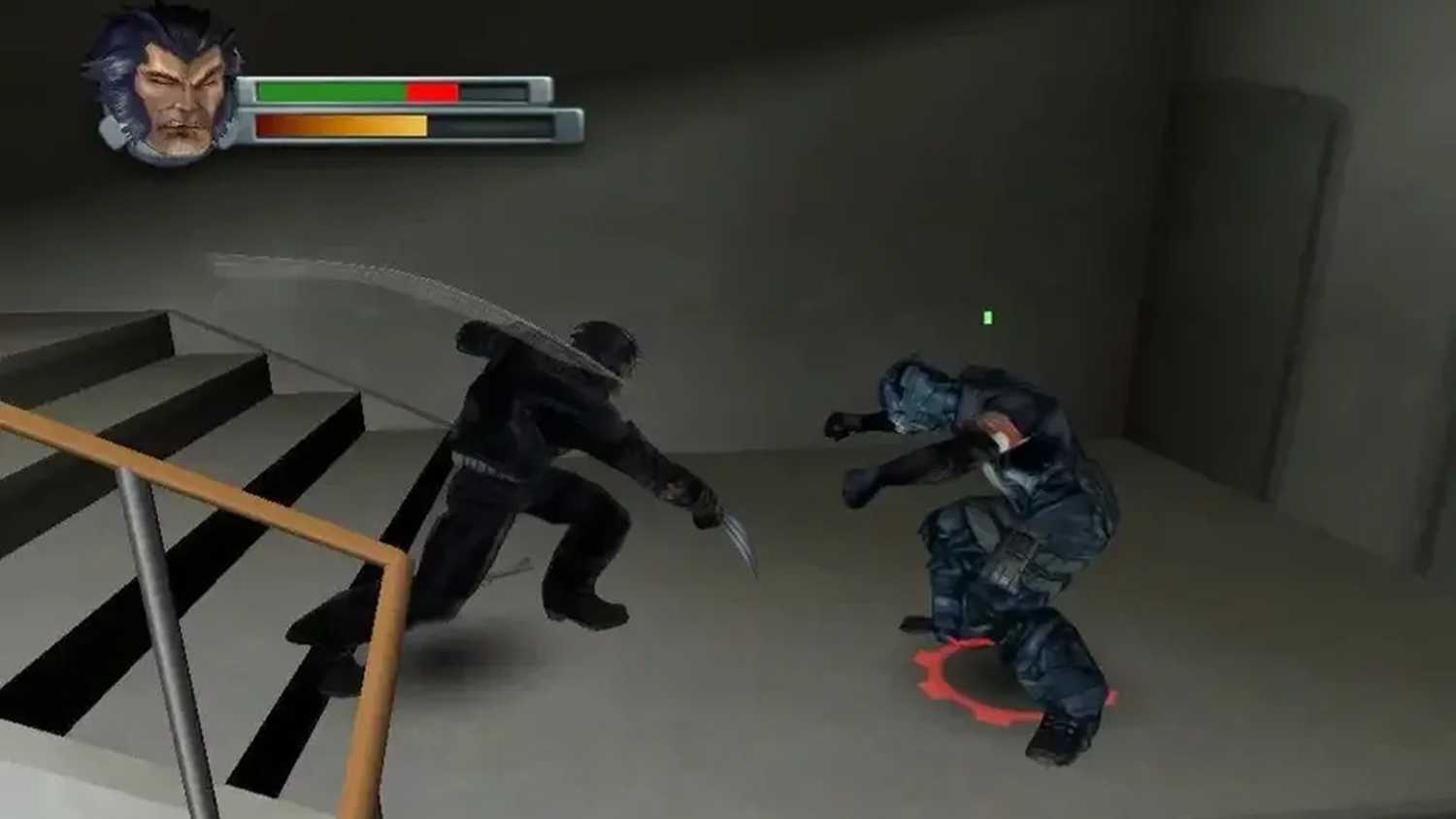 A screenshot of gameplay from X2: Wolverine's Revenge