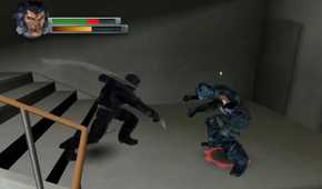 A screenshot of gameplay from X2: Wolverine's Revenge