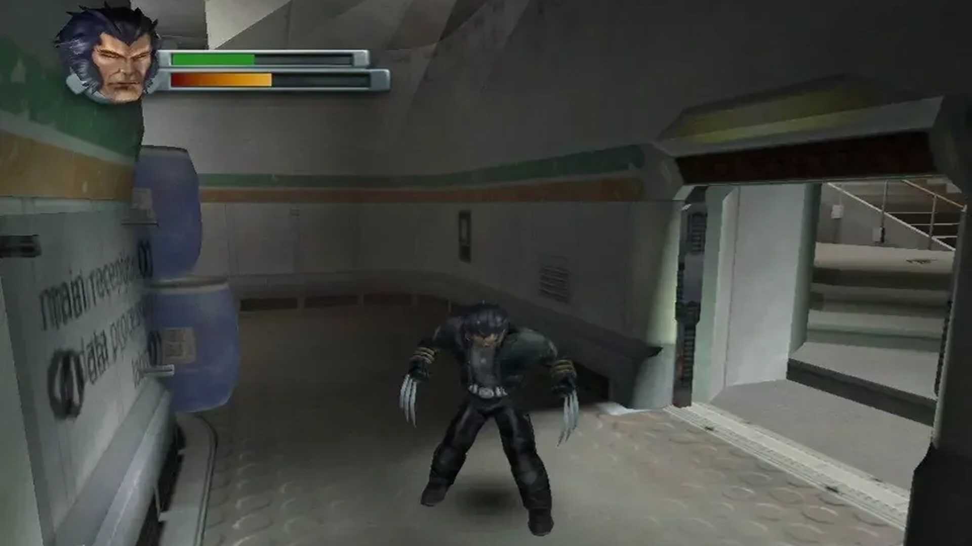 A screenshot of gameplay from X2: Wolverine's Revenge