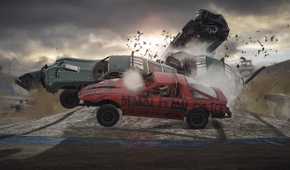 Screenshot from the game wreckfest.