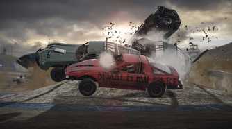 Screenshot from the game wreckfest.