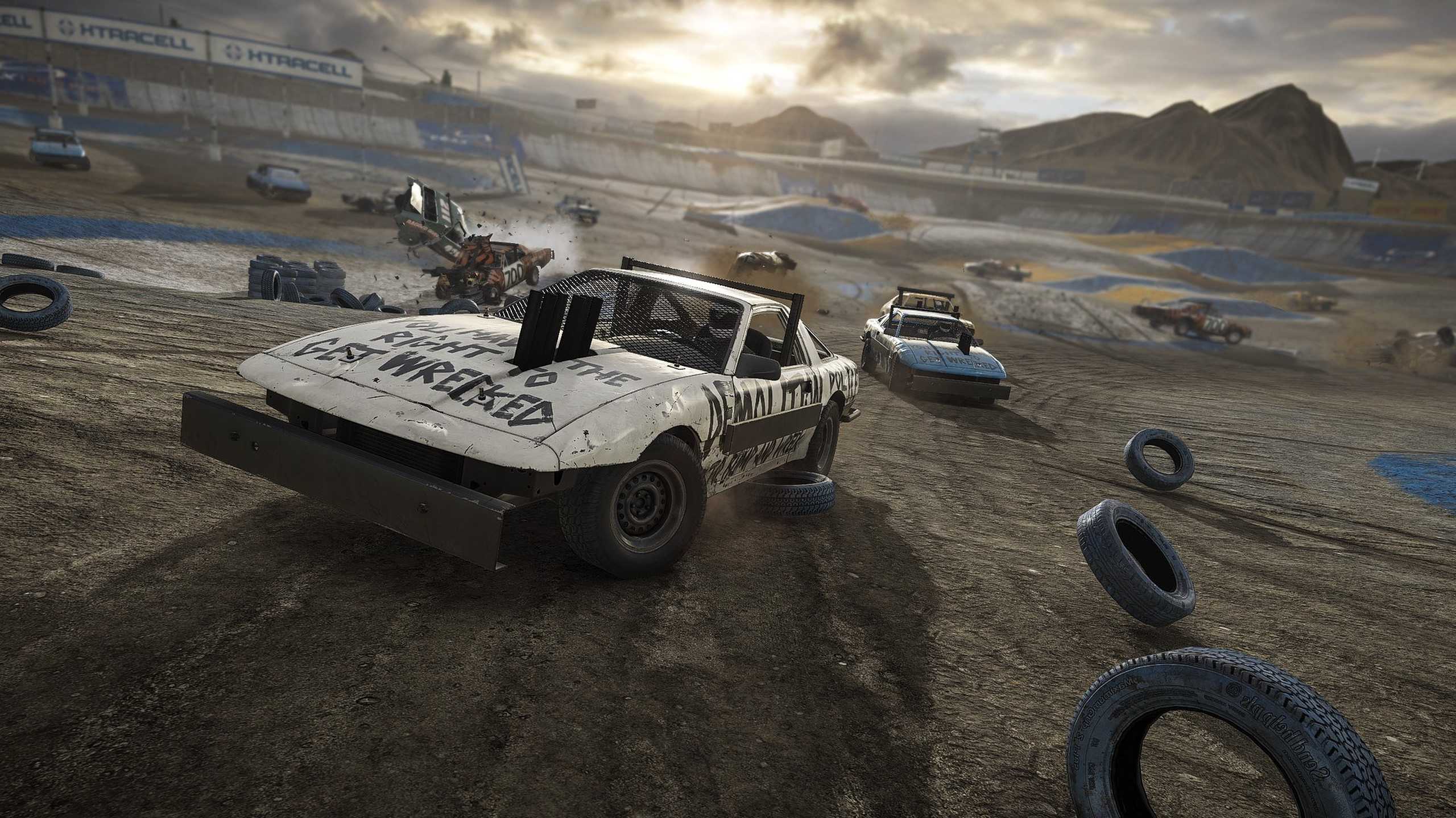 Screenshot from the game wreckfest.