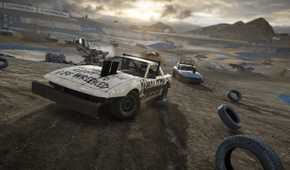 Screenshot from the game wreckfest.