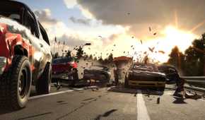 Screenshot from the game wreckfest.
