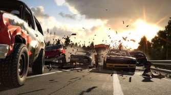 Screenshot from the game wreckfest.