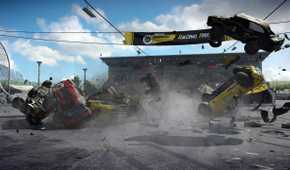 Screenshot from the game wreckfest.