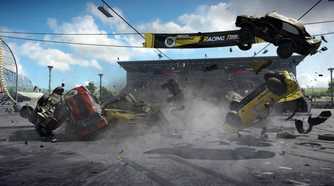 Screenshot from the game wreckfest.