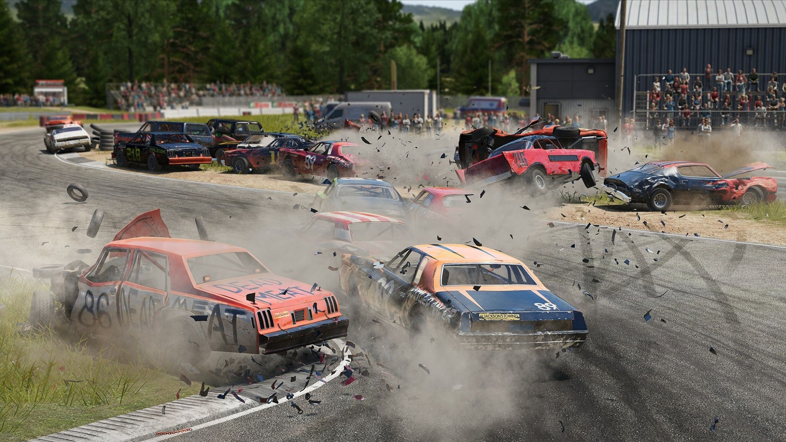 Screenshot from the game wreckfest.