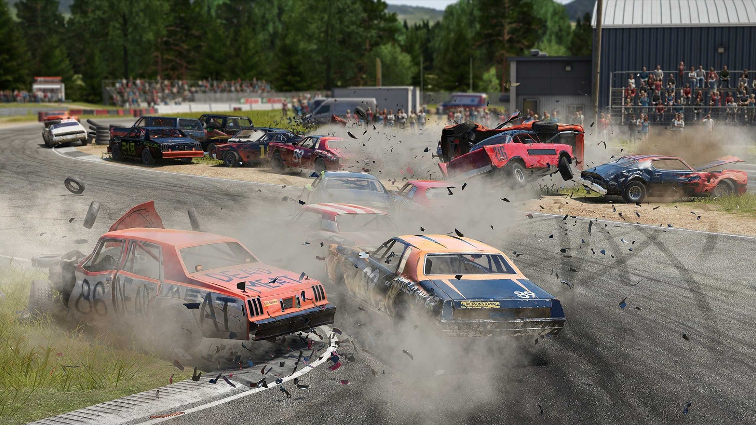 Screenshot from the game wreckfest.